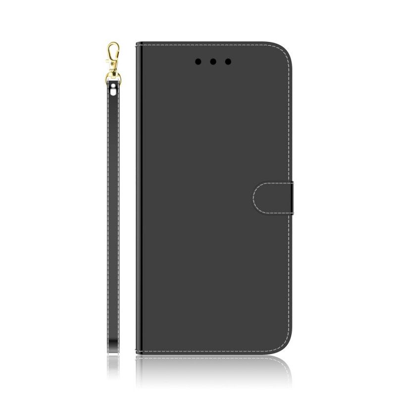 Housse Huawei Y6p Simili Cuir Couverture Miroir