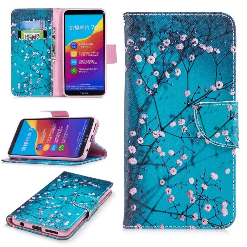 Housse Huawei Y7 2018 / Honor 7c Arbre En Fleur