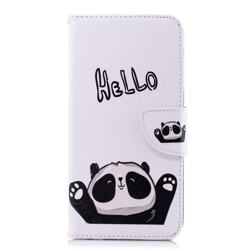 Housse Huawei Y7 2018 / Honor 7c Hello Panda