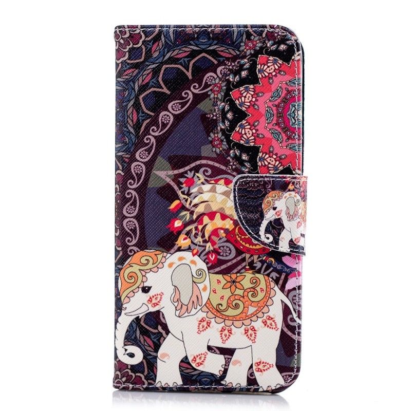 Housse Huawei Y7 2018 / Honor 7c Mandala Éléphants Ethniques