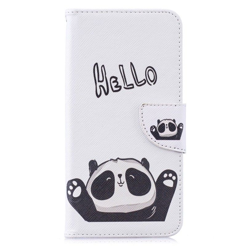 Housse Huawei Y7 2019 Hello Panda