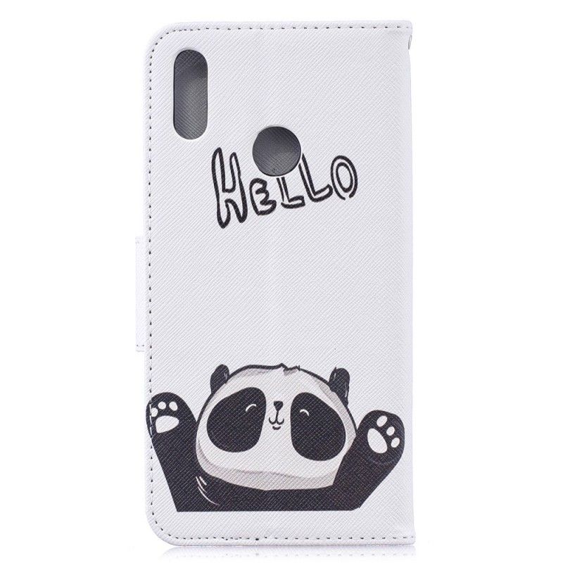 Housse Huawei Y7 2019 Hello Panda