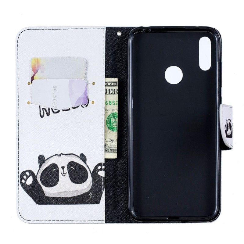 Housse Huawei Y7 2019 Hello Panda