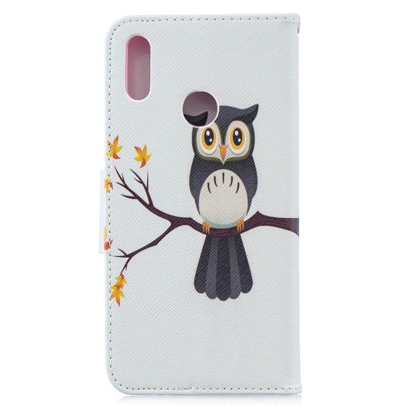 Housse Huawei Y7 2019 Hibou Perché Sur La Branche