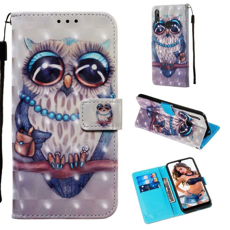 Housse Huawei Y7 2019 Miss Hibou Effet 3d