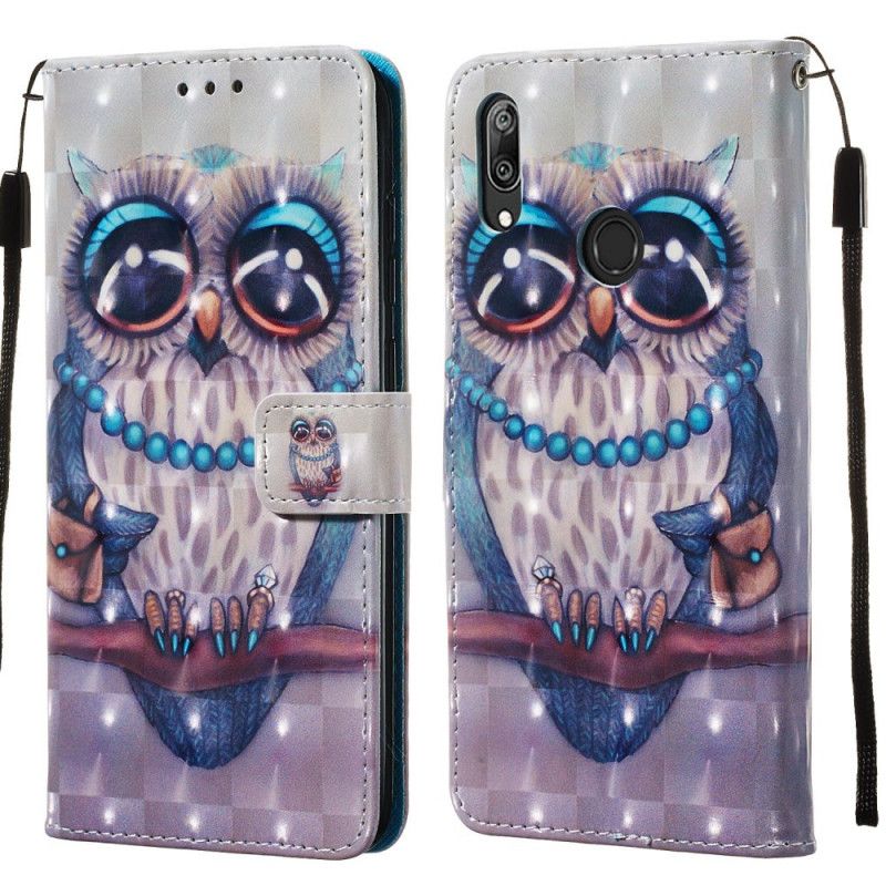 Housse Huawei Y7 2019 Miss Hibou Effet 3d