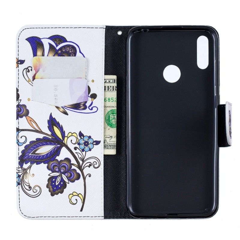 Housse Huawei Y7 2019 Tattoo Papillon