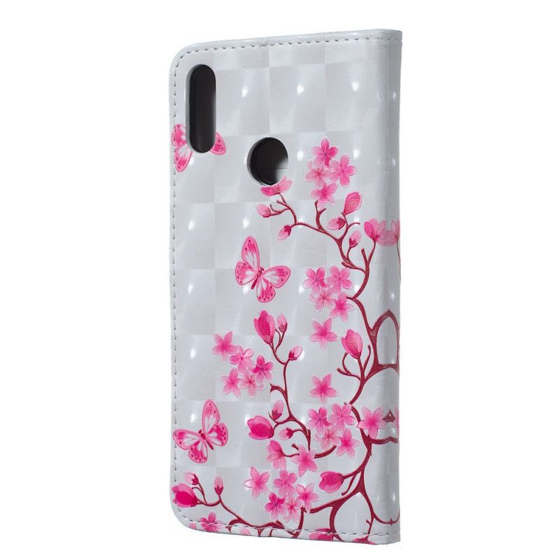 Housse Huawei Y7 2019 Végétale Rose