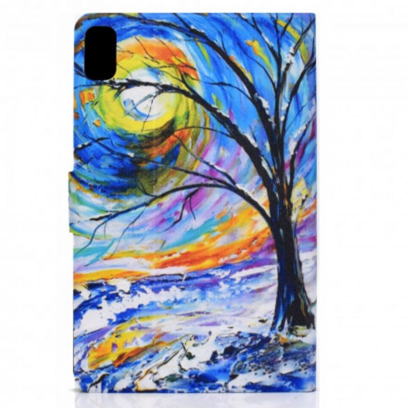 Housse Pour Huawei MatePad New Arbre Aquarelle