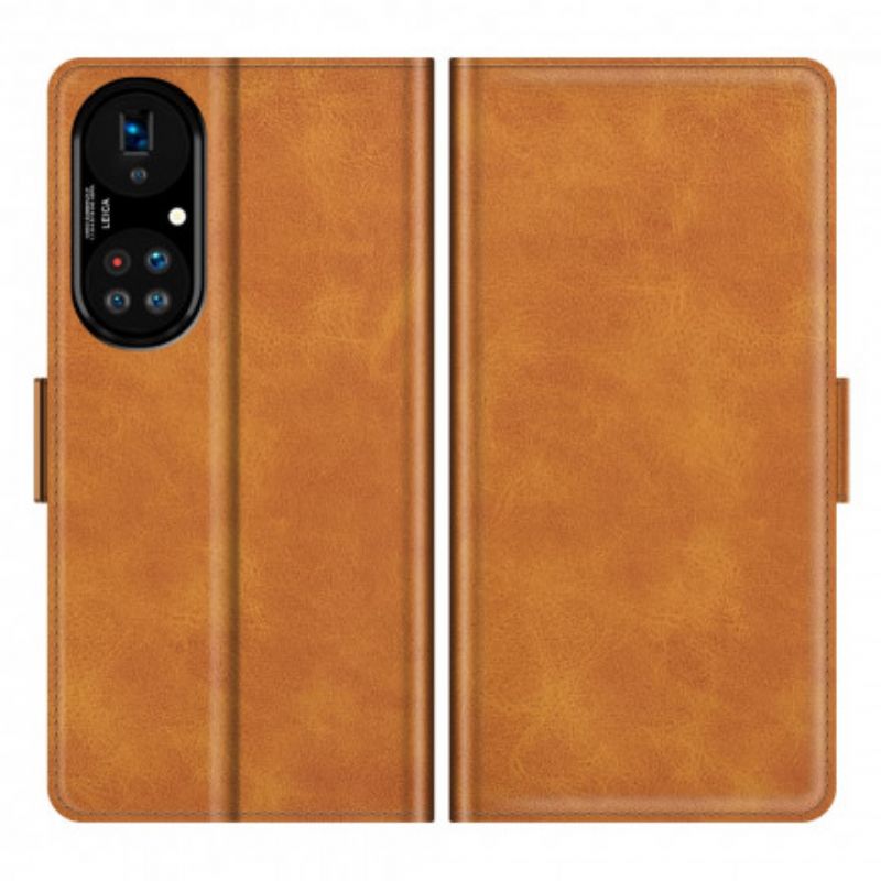 Housse Pour Huawei P50 Pro Style Cuir Design