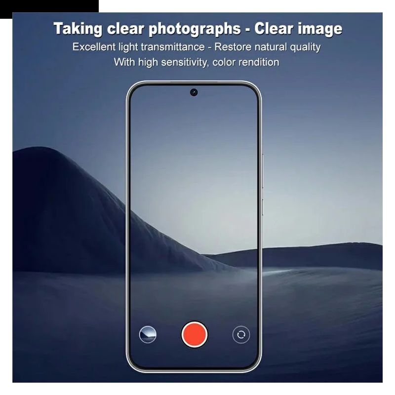 Lentille de Protection en Verre Trempé pour Huawei Nova 13 (version noire)