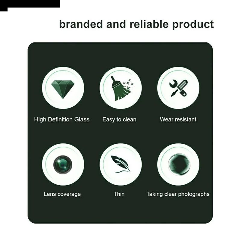 Lentille de Protection en Verre Trempé pour Huawei Nova 13 (version noire)