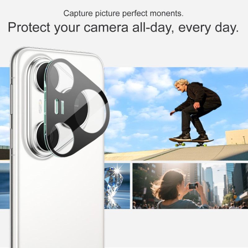 Lentille de Protection en Verre Trempé pour Huawei Pura 80 Pro (version noire)