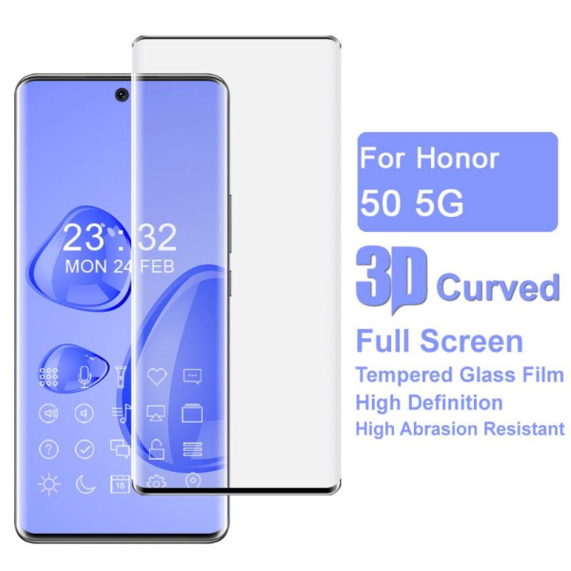 Protection Écran Verre Trempé Contours Noirs Coque Pour Huawei Nova 9 / Honor 50