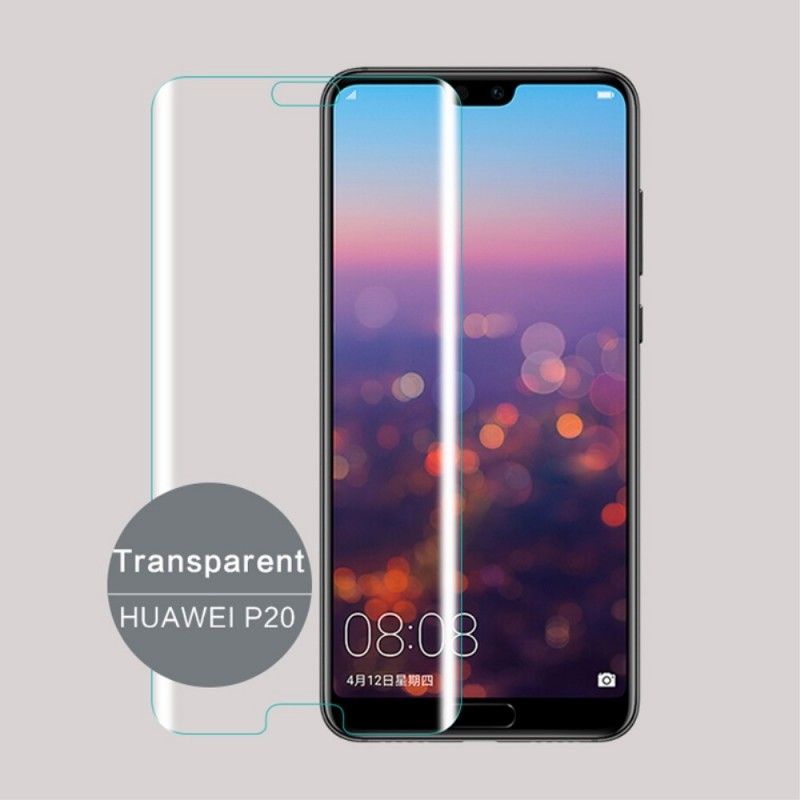 Protection En Verre Trempé Incurvée Pour Huawei P20 Mofi