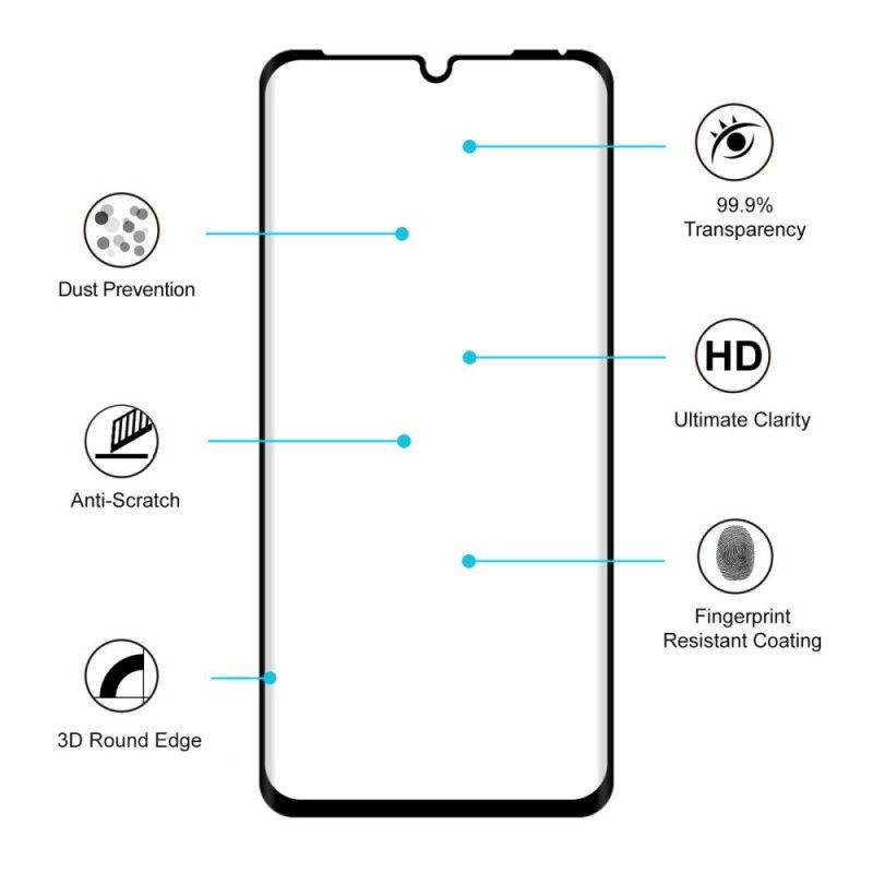 Protection En Verre Trempé Pour Huawei P30 Calans