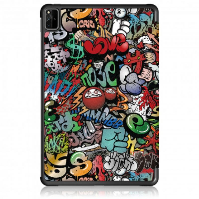 Smart Case Coque Huawei MatePad Pro 12.6 (2021) Renforcée Graffitis