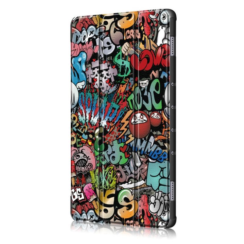 Smart Case Huawei Mediapad M6 10.8" Renforcée Graffitis