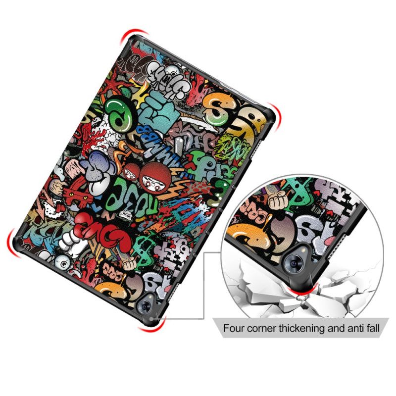 Smart Case Huawei Mediapad M6 10.8" Renforcée Graffitis