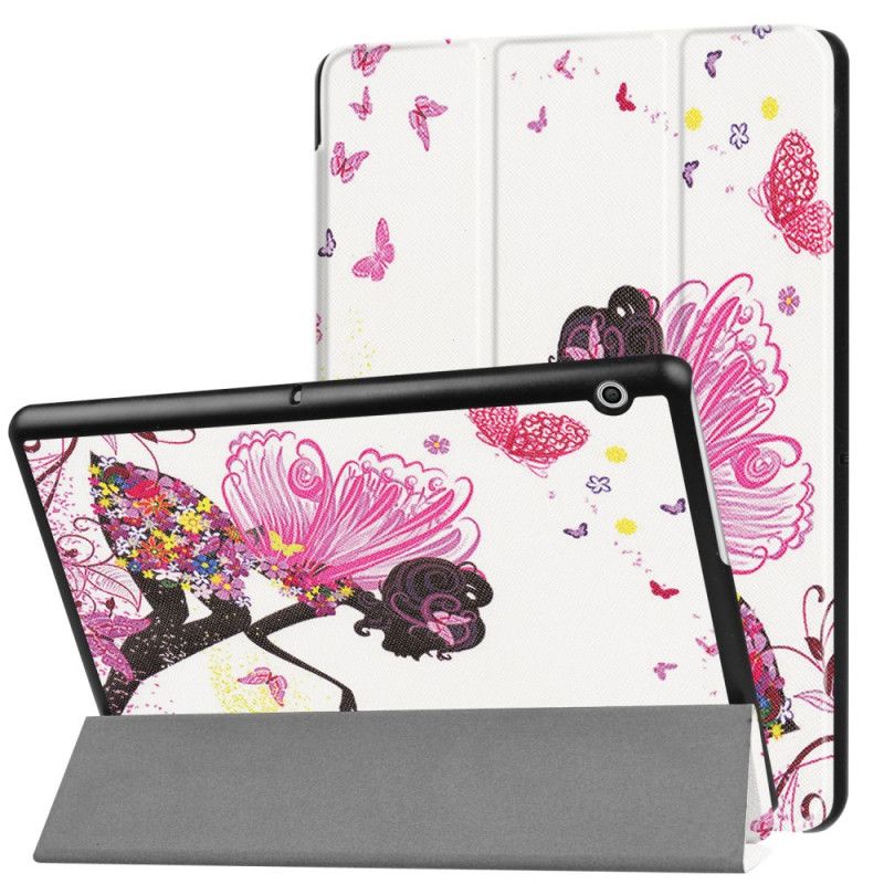 Smart Case Huawei Mediapad T3 10 Fée Florale