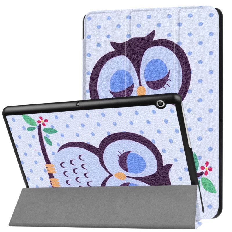 Smart Case Huawei Mediapad T3 10 Hibou Endormi