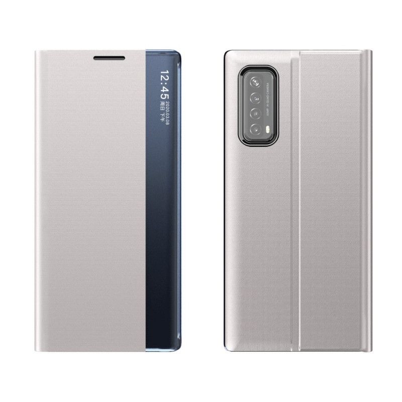 View Cover Huawei P Smart 2021 Simili Cuir Texturé