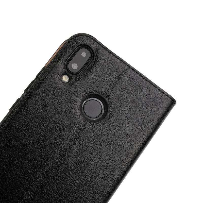 View Cover Huawei P20 Lite Dual Effet Cuir