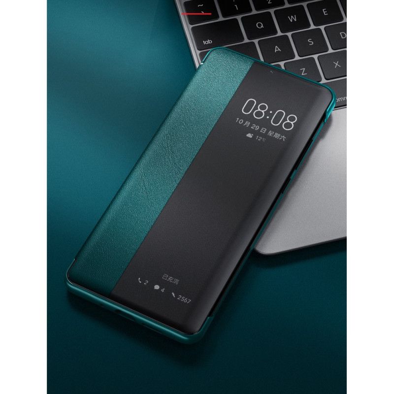 View Cover Huawei P40 Effet Cuir