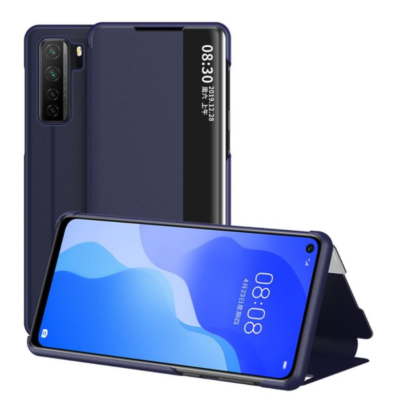 View Cover Huawei P40 Lite 5g Simili Cuir Texturé