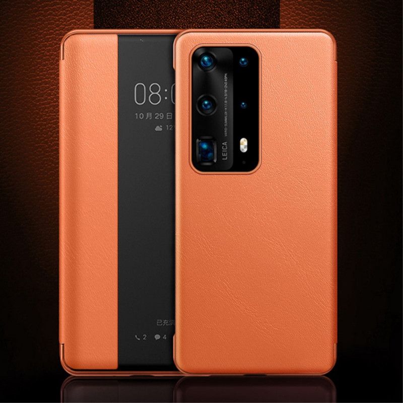 View Cover Huawei P40 Pro Effet Cuir