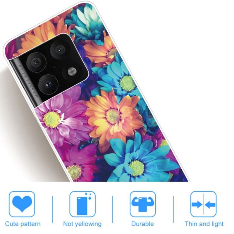 Coque OnePlus 10 Pro 5G Marguerites Colorées
