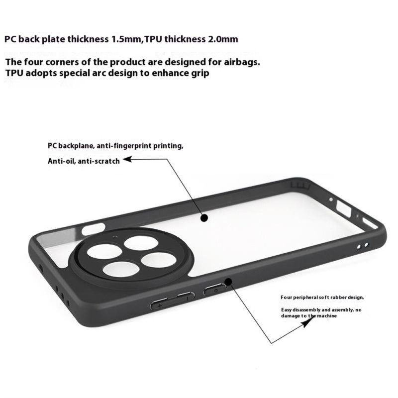 Coque OnePlus 13 Hybride Rebord Noir