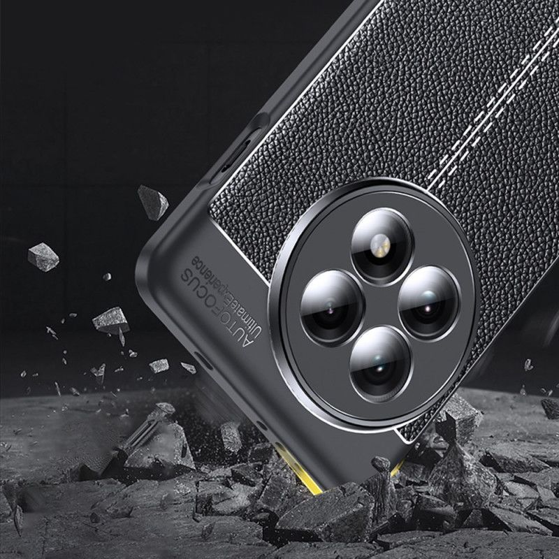 Coque OnePlus 13 Texture Litchi Flexible