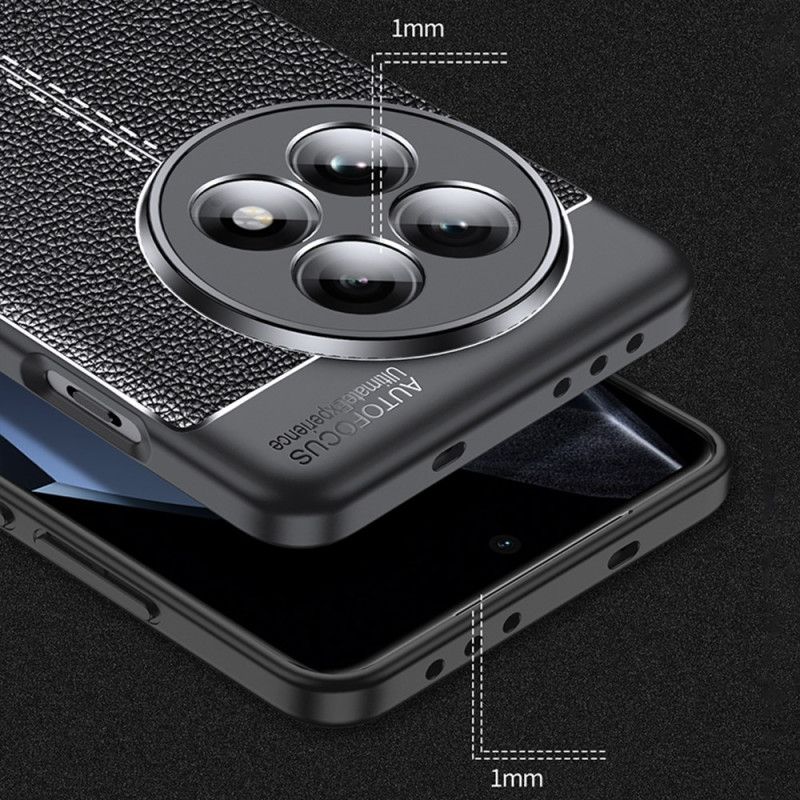 Coque OnePlus 13 Texture Litchi Flexible