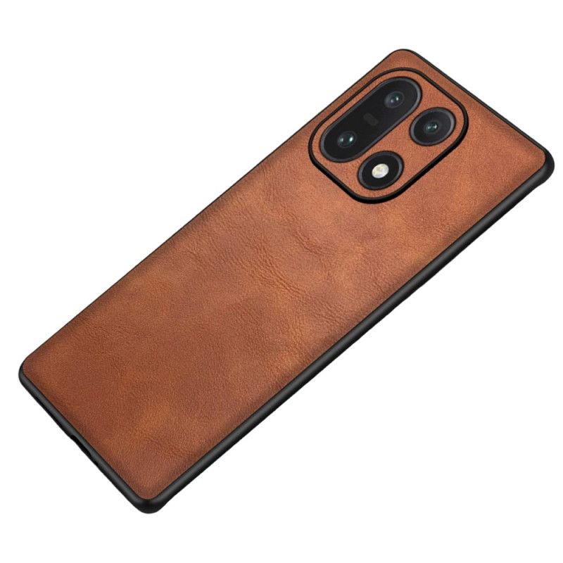 Coque OnePlus 15 5G Effet Cuir Rétro