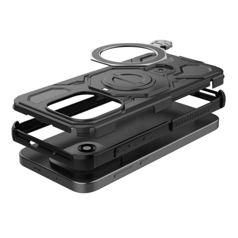 Coque OnePlus 15 Magnétique Support Rotatif en Métal