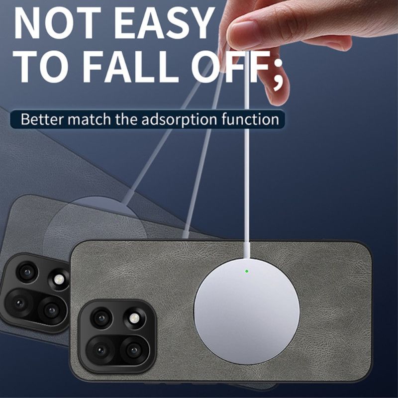 Coque OnePlus 15 MagSafe Effet Cuir