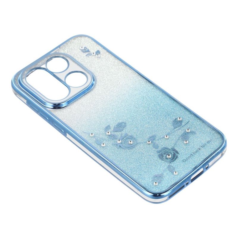 Coque OnePlus 15 Motif Floral avec Cordons