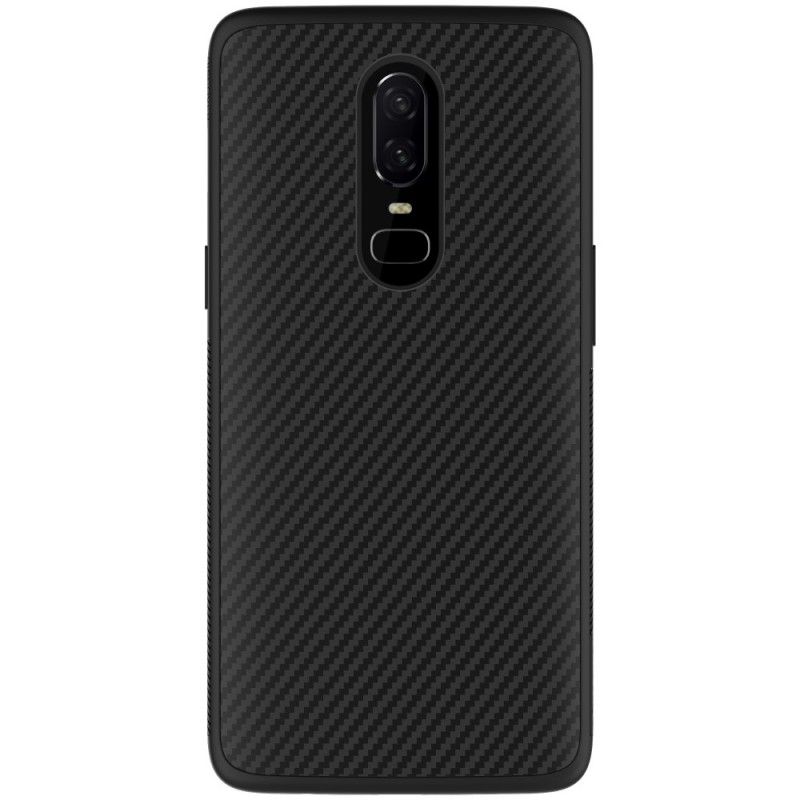 Coque Oneplus 6 Nillkin Fibre Synthétique Et Feuille Magnétique