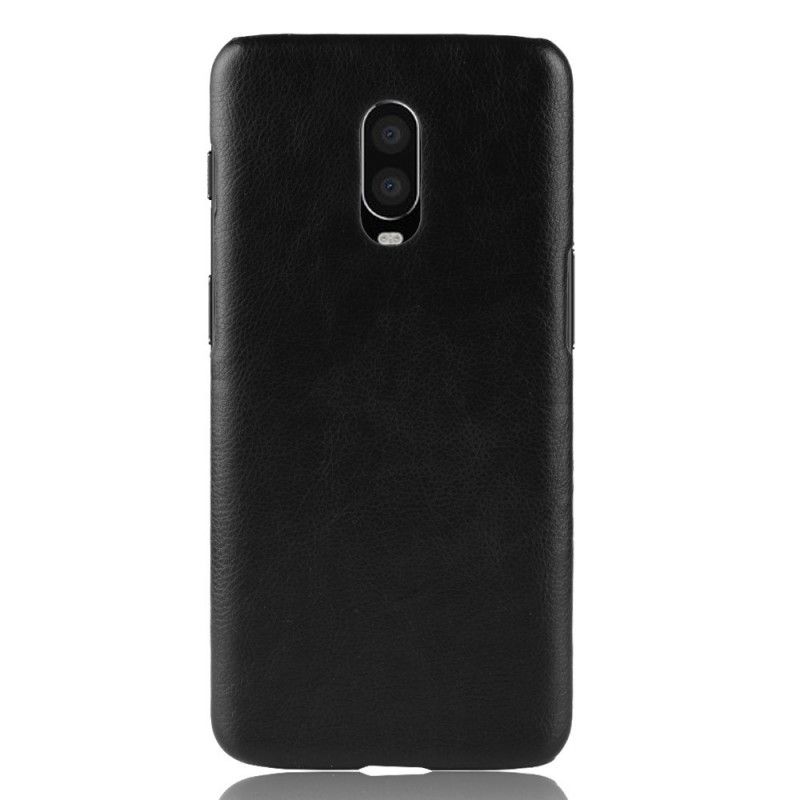 Coque Oneplus 6t Effet Cuir Litchi Performance