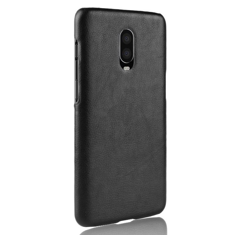 Coque Oneplus 6t Effet Cuir Litchi Performance