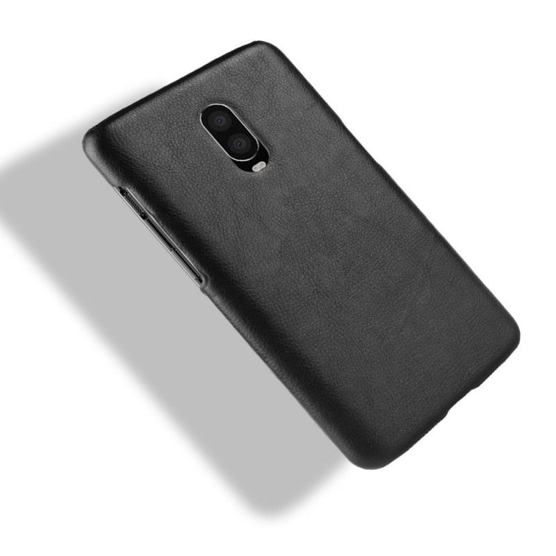 Coque Oneplus 6t Effet Cuir Litchi Performance