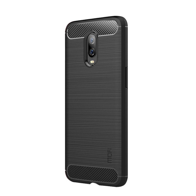 Coque Oneplus 6t Fibre Carbone Brossée Mofi