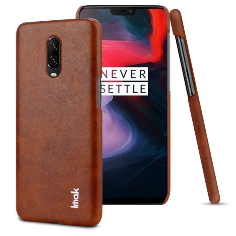 Coque Oneplus 6t Imak Ruiyi Series Effet Cuir