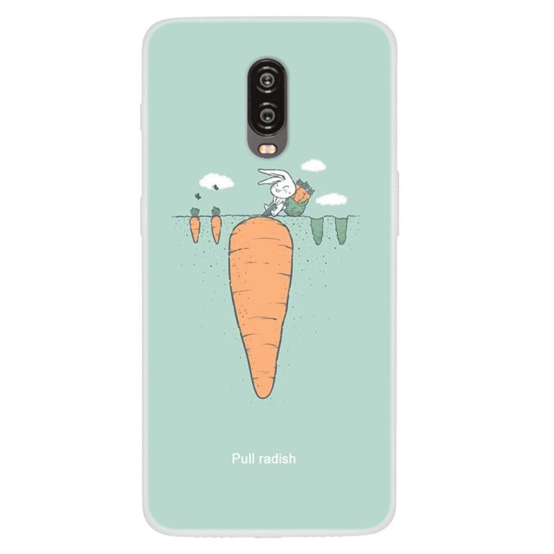 Coque Oneplus 6t Lapin Au Jardin