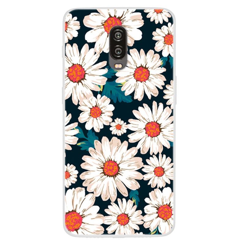 Coque Oneplus 6t Marguerites