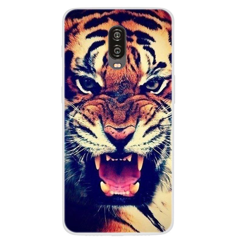 Coque Oneplus 6t Tigre De Face