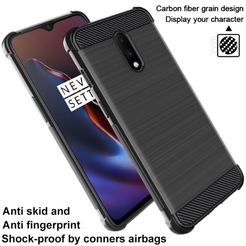 Coque Oneplus 7 Fibre Carbone Brossée Imak