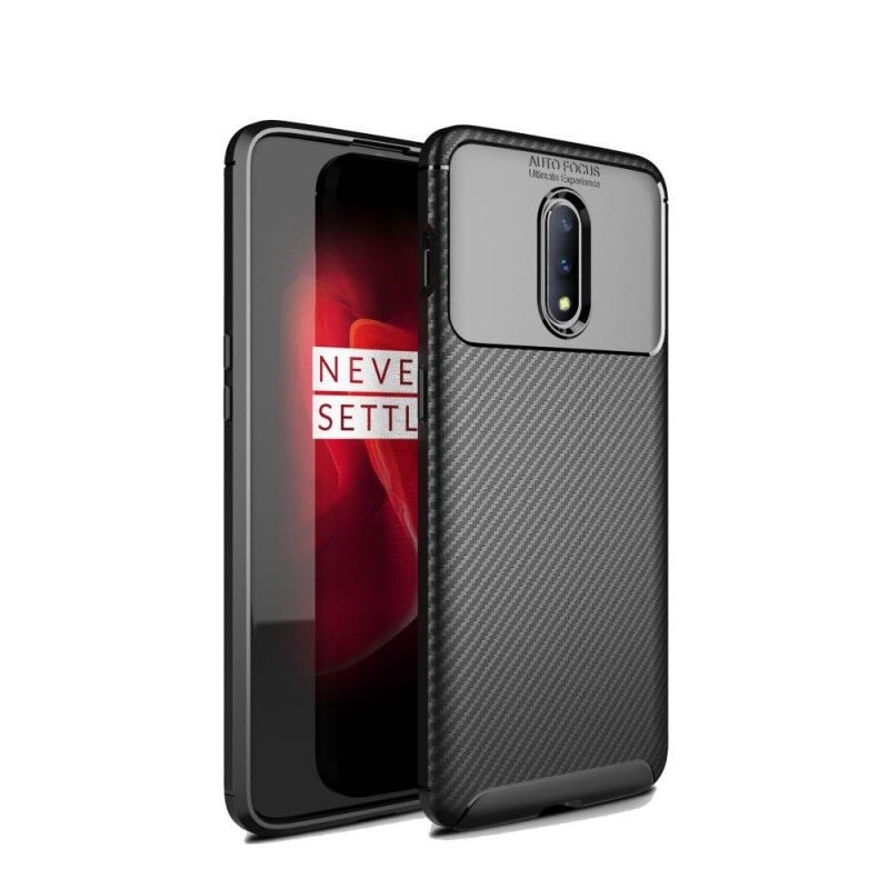 Coque Oneplus 7 Flexible Texture Fibre Carbone