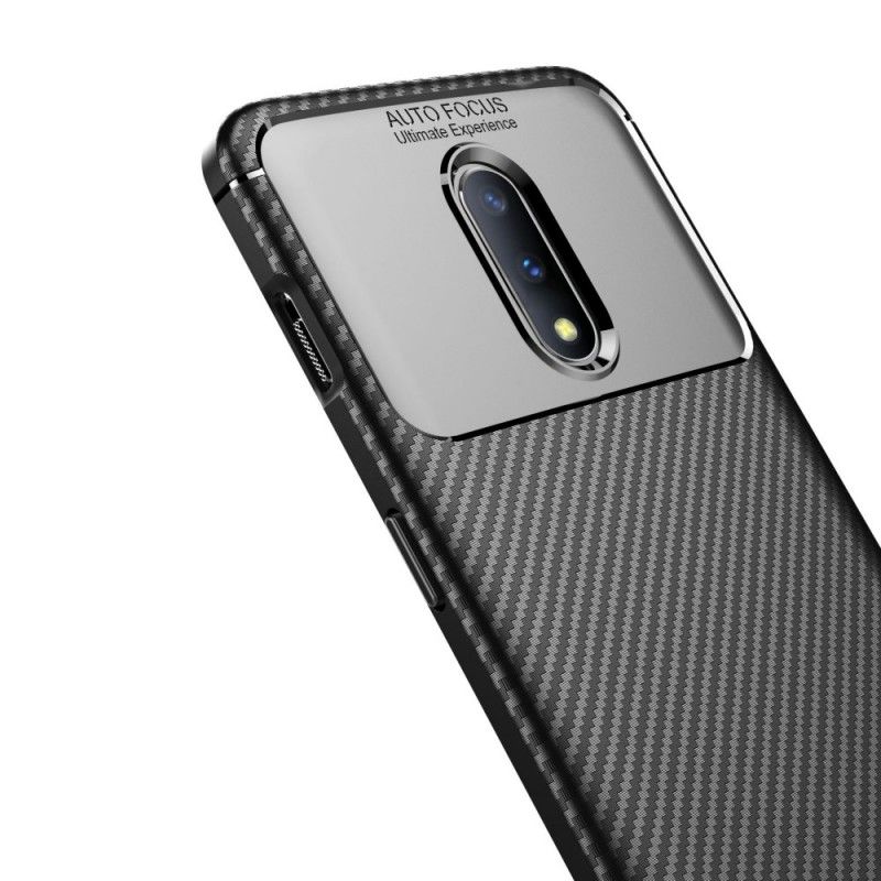 Coque Oneplus 7 Flexible Texture Fibre Carbone